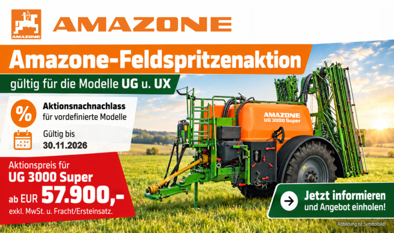 Amazone Feldspritzenaktion UG und UX